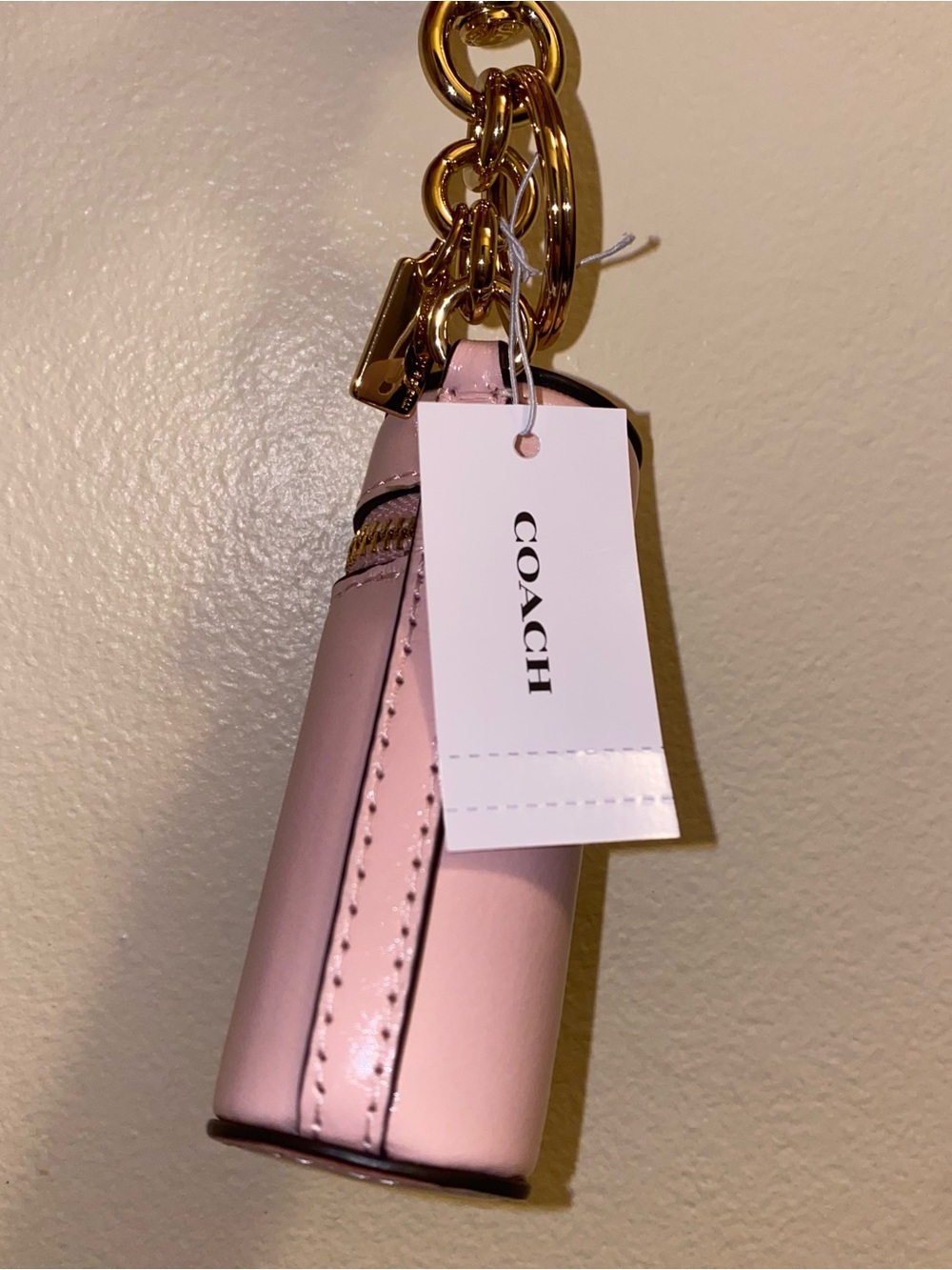 Coach Leather Lipstick Case Bag Charm New - Picture 11 of 12